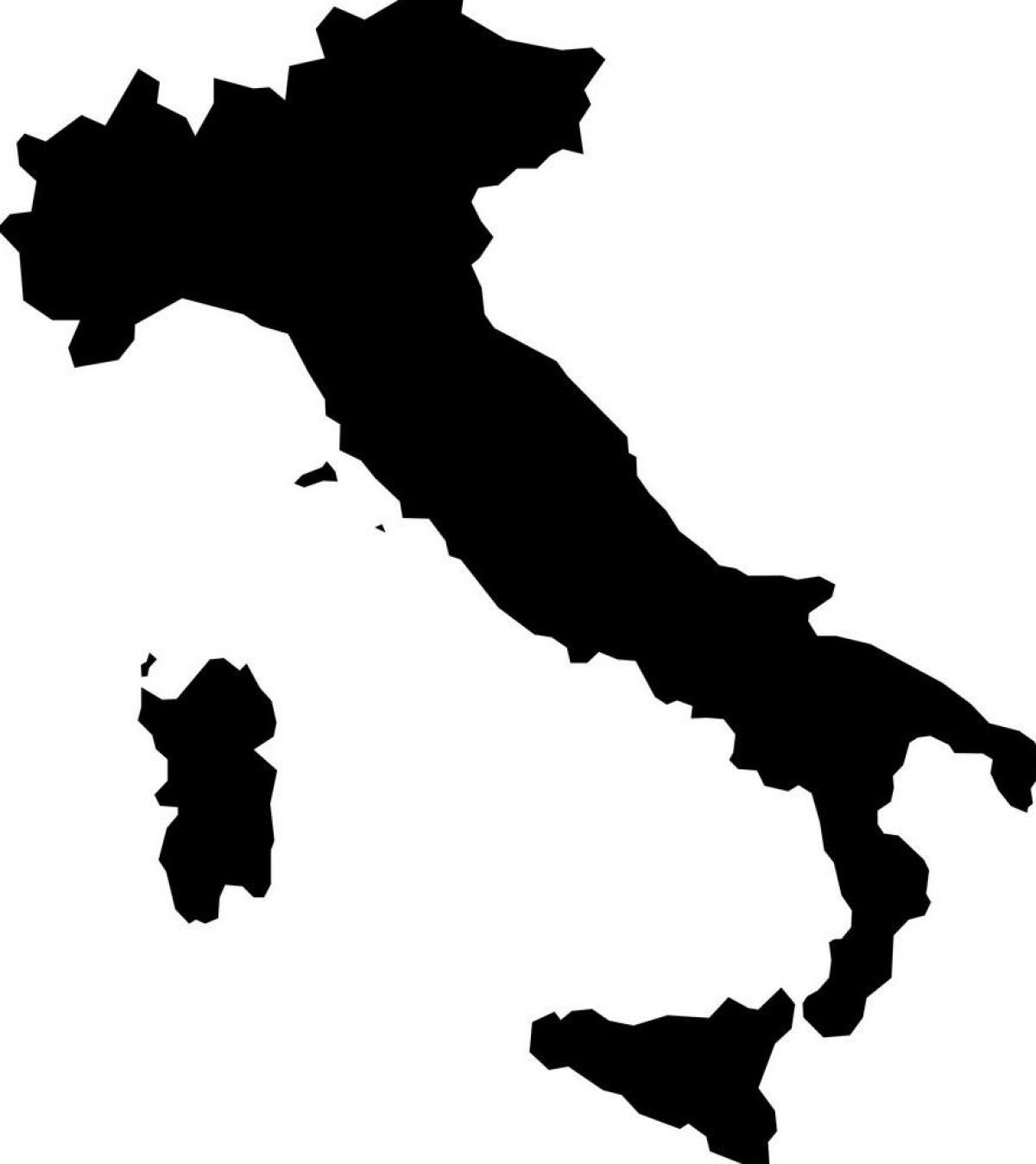 イタリア ベクトル地図