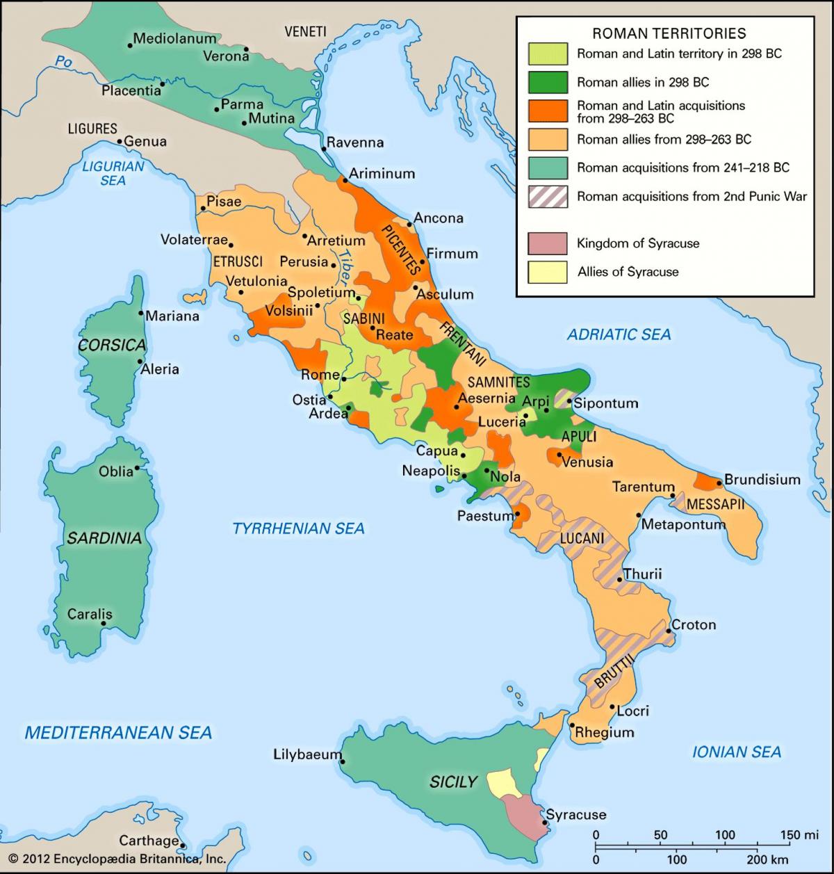 イタリアの歴史地図